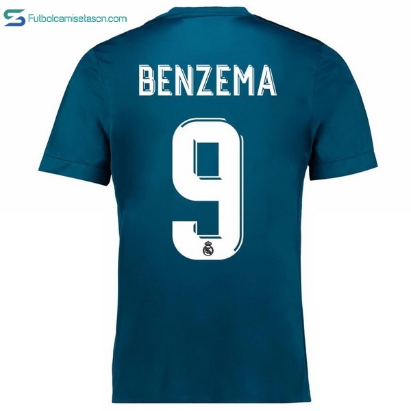 Camiseta Real Madrid 3ª Benzema 2017/18